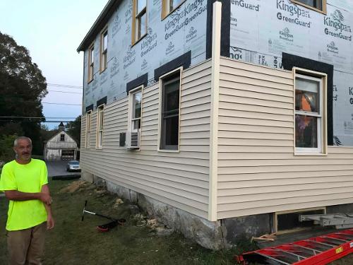 Updating siding (3)