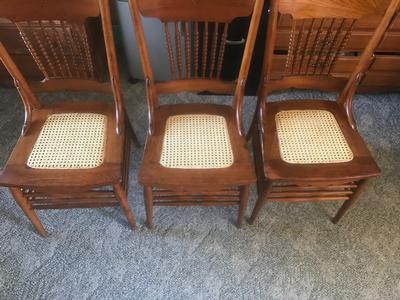 Recaned Chairs