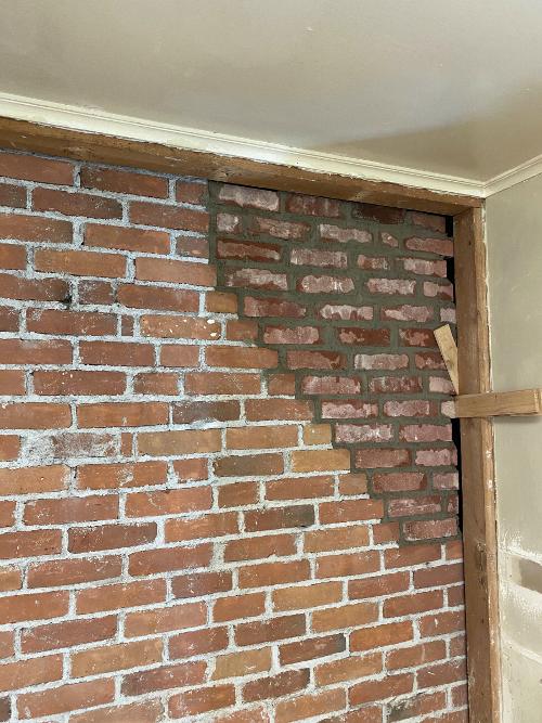 Interior Brick Wall Repair